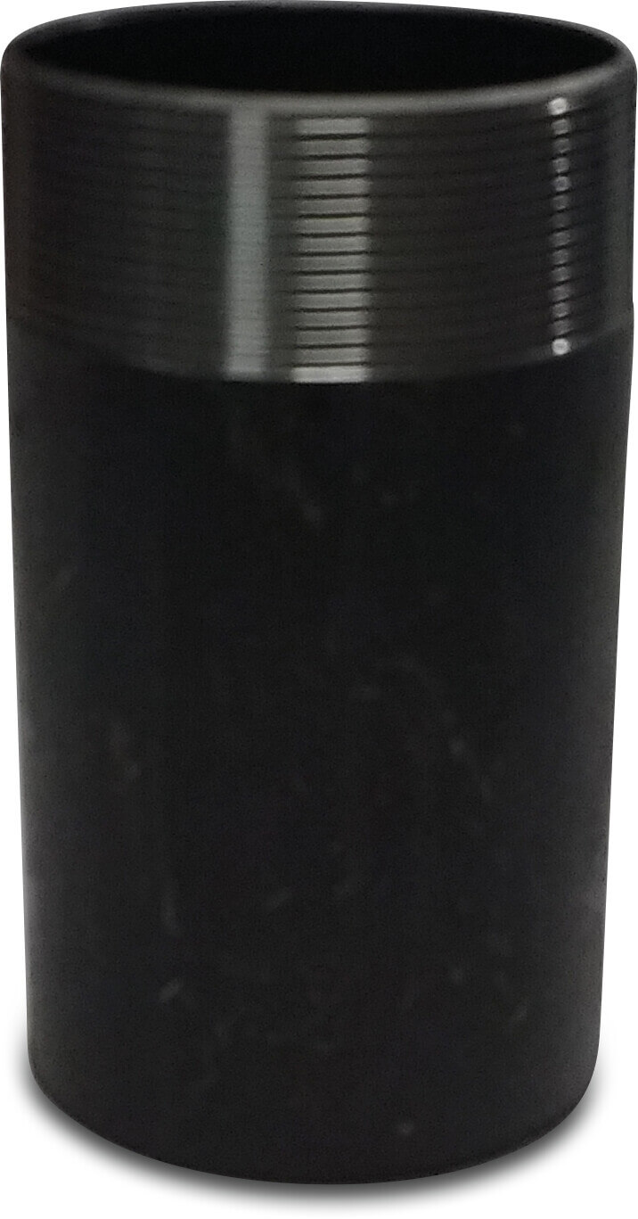 Profec Single pipe nipple steel black 3/4" male thread x butt welding 16bar 150 mm